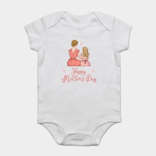 Happy Mothers Day | Mothers Day | Cheer Mom Baby Bodysuit